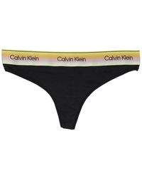 Calvin Klein - Logo Band Thong - Lyst
