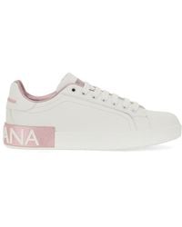 Dolce & Gabbana - Sneakers Portofino Calfskin - Lyst