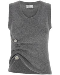 GIUSEPPE DI MORABITO - Jewel Brooch Top - Lyst