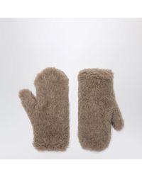 Max Mara - Dark Teddy Gloves - Lyst