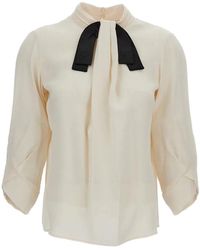 Elisabetta Franchi - Burro Viscose Shirt - Lyst