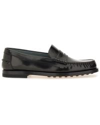 Tod's - Leather Loafer - Lyst