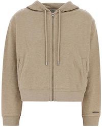 Maison Kitsuné - Comfort Zipped Light Fleece Hoodie - Lyst