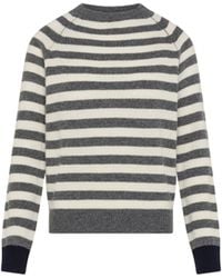SEVENTY VENEZIA - Striped Pure Wool Sweater - Lyst