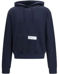 MM6 by Maison Margiela - Hooded Sweatshirt With Central Pocket - Lyst