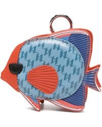 KARL LAGERFELD - Fish Keychain Coin Purse - Lyst