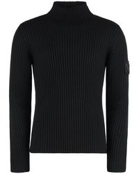 Prada - Virgin Wool Turtleneck Sweater - Lyst