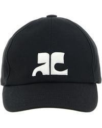 Courreges - 'Ac Logo Cotton Cap' Hat - Lyst