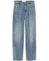 Ami Paris - Baggy Fit Denim Jeans - Lyst