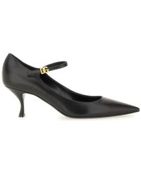 Dolce & Gabbana - Dolce & Gabbana Leather Heel - Lyst