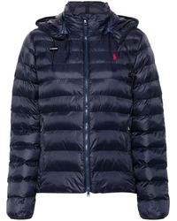 Polo Ralph Lauren - Water-Resistant Packable Puff Hooded Jacket - Lyst