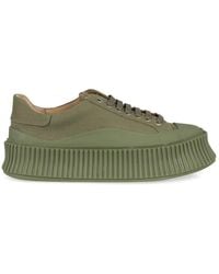 Jil Sander - Canvas Platform Sneakers - Lyst