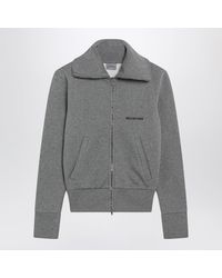 Balenciaga - Cotton Zip-Up Sweatshirt - Lyst