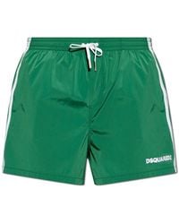 DSquared² - Logo Boxer Midi Swim Shorts - Lyst