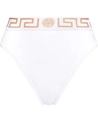 Versace - Slip Con Greca - Lyst