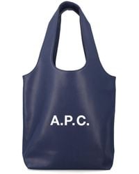 A.P.C. - Ninon Small Faux Leather Tote - Lyst