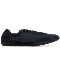 Prada - Nylon And Suede Sneakers - Lyst