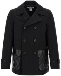 Comme des Garçons - Comme Des Garcons Shirt Double-Breasted Caban - Lyst