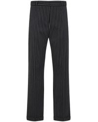 Tom Ford - Virgin Wool Striped Wool Chino Pants - Lyst