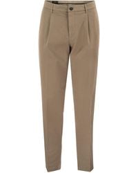 Peserico - Stretch Cotton Chino Trousers - Lyst