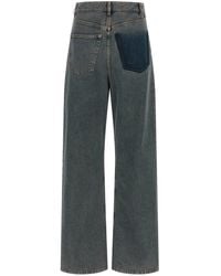 MM6 by Maison Margiela - Back-To-Back Construction Jeans - Lyst