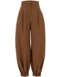 Fendi - Loose Pleated Pants - Lyst