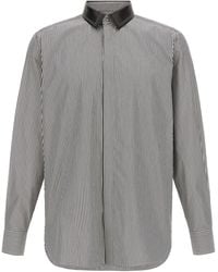 Tom Ford - Striped Shirt With Detachable Collar - Lyst