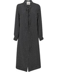Crida Milano - Polka Dot Silk Midi Dress - Lyst