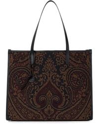 Etro - Tote Bag With Paisley Pattern - Lyst