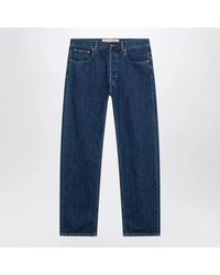 Valentino - Jeans With Vlogo Detail - Lyst