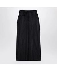 Department 5 - Pinstripe Wool-Blend Skirt - Lyst