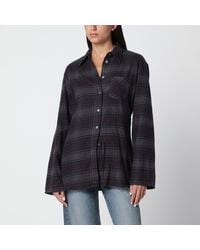 Our Legacy - Daisy Checked Cotton Flannel Shirt - Lyst