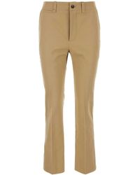 Saint Laurent - Pantalon Drill De Coton Leger - Lyst