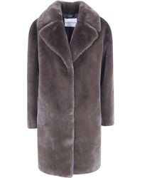 Stand Studio - "Camille" Cocoon Soft Teddy Coat - Lyst