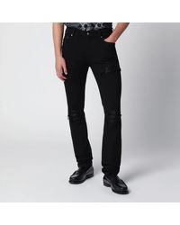 Amiri - Ripped Skinny Cotton Jeans - Lyst