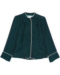 forte_forte - Fluid Ribbed Velvet Tang Jacket - Lyst