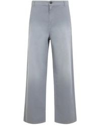 Miu Miu - Acciaio Cotton Trousers - Lyst