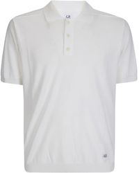 C.P. Company - C. P.Company Short Sleeve Polo Sweater - Lyst