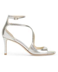 Jimmy Choo - Azia Leather Sandals - Lyst