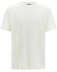 Jil Sander - Logo Patch T-Shirt - Lyst