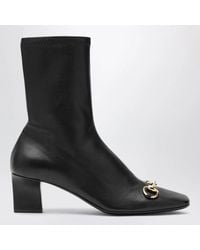 Gucci - Signora Ankle Boots With Horsebit - Lyst