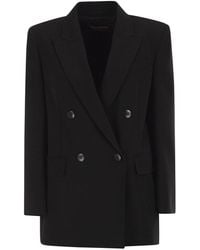 Max Mara - Maxmara Studio Mstbaobab – Double-Breasted Triacetate And Polyester Blazer - Lyst
