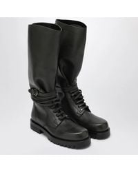 DURAZZI MILANO - Dark High Combat Boots - Lyst