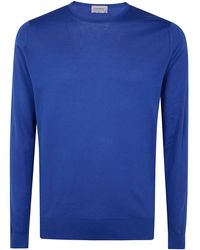 John Smedley - Hatfield Long Sleeves Crewneck Pullover - Lyst