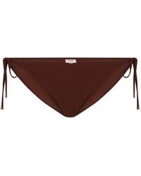 Celine - Triomphe Tie Side Bikini Hipster - Lyst