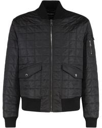 Dolce & Gabbana - Padded Bomber Jacket Polyamide - Lyst