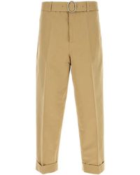 Jil Sander - Cotton Blend Pant - Lyst