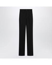 Balenciaga - High-Waisted Cotton Jeans - Lyst