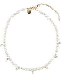 Simone Rocha - Pearl & Crystal Dagger Necklace - Lyst