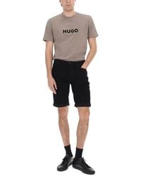 HUGO - Cotton Blend Shorts - Lyst